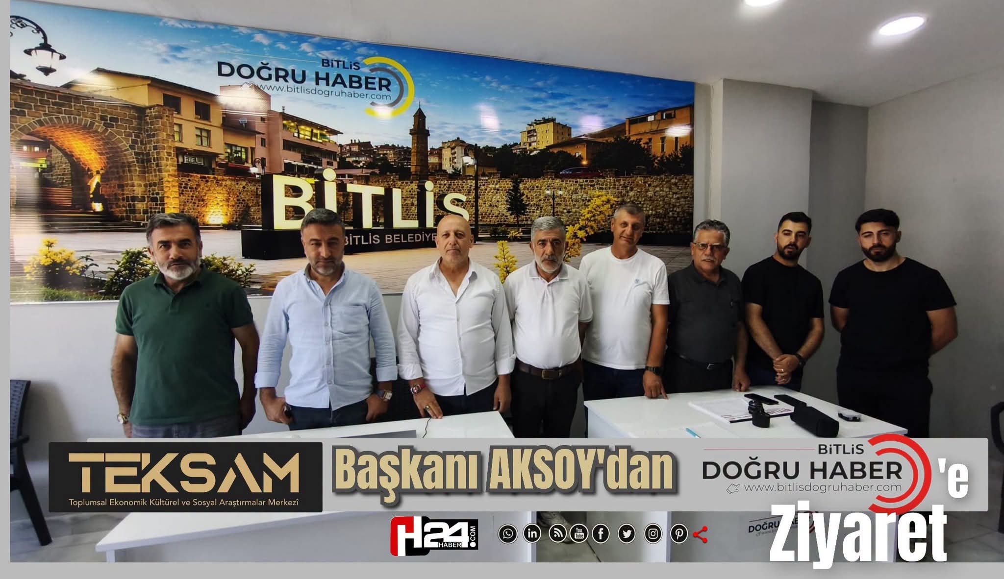 TEKSAM’dan Bitlis Basınına Ziyaret