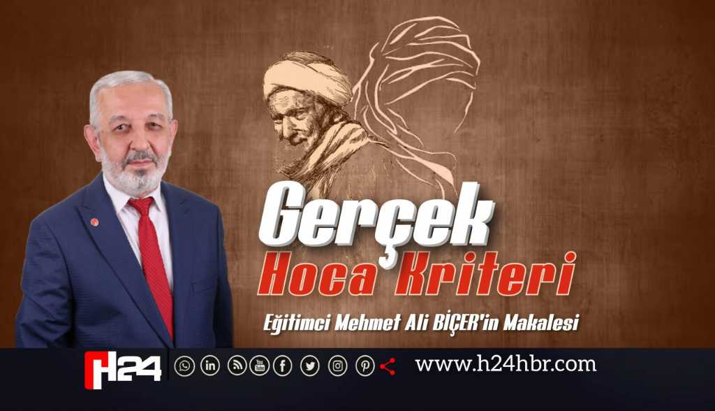   GERÇEK   HOCA, KRİTERİ
